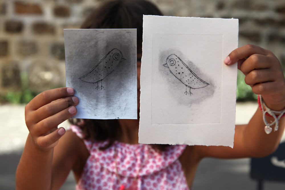 atelier gravure illustratrice Csil