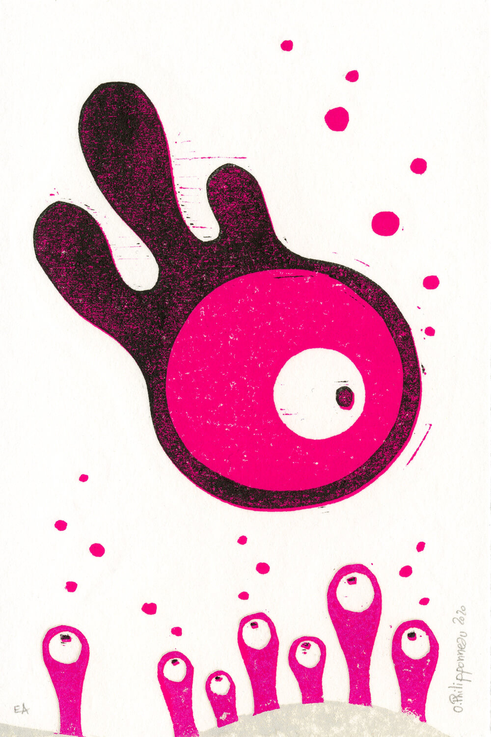 gravure Coups d’oeil Olivier Philipponneau
