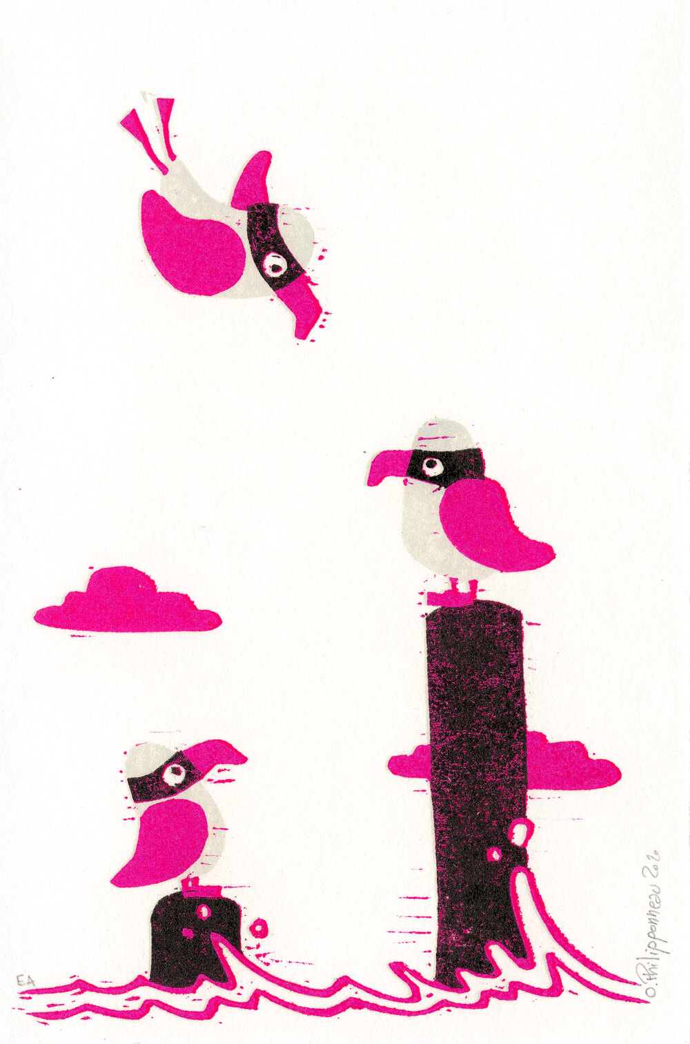 gravure Coups d’oeil Olivier Philipponneau