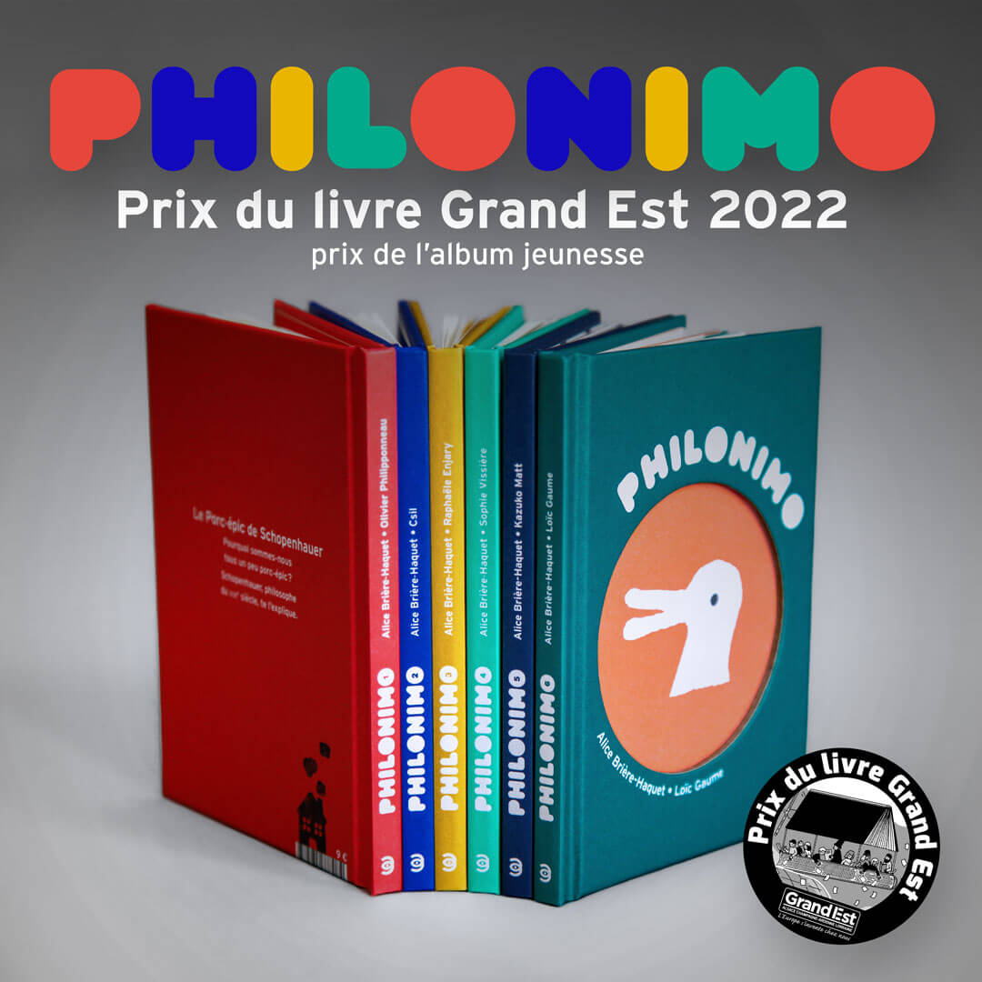 Prix du livre Grand Est - collection Philonimo éditions 3œil