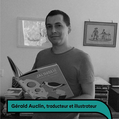 Gérald Auclin traducteur et illustrateur