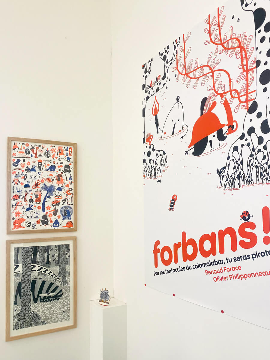 exposition Forbans à la librairie Jaune Citron