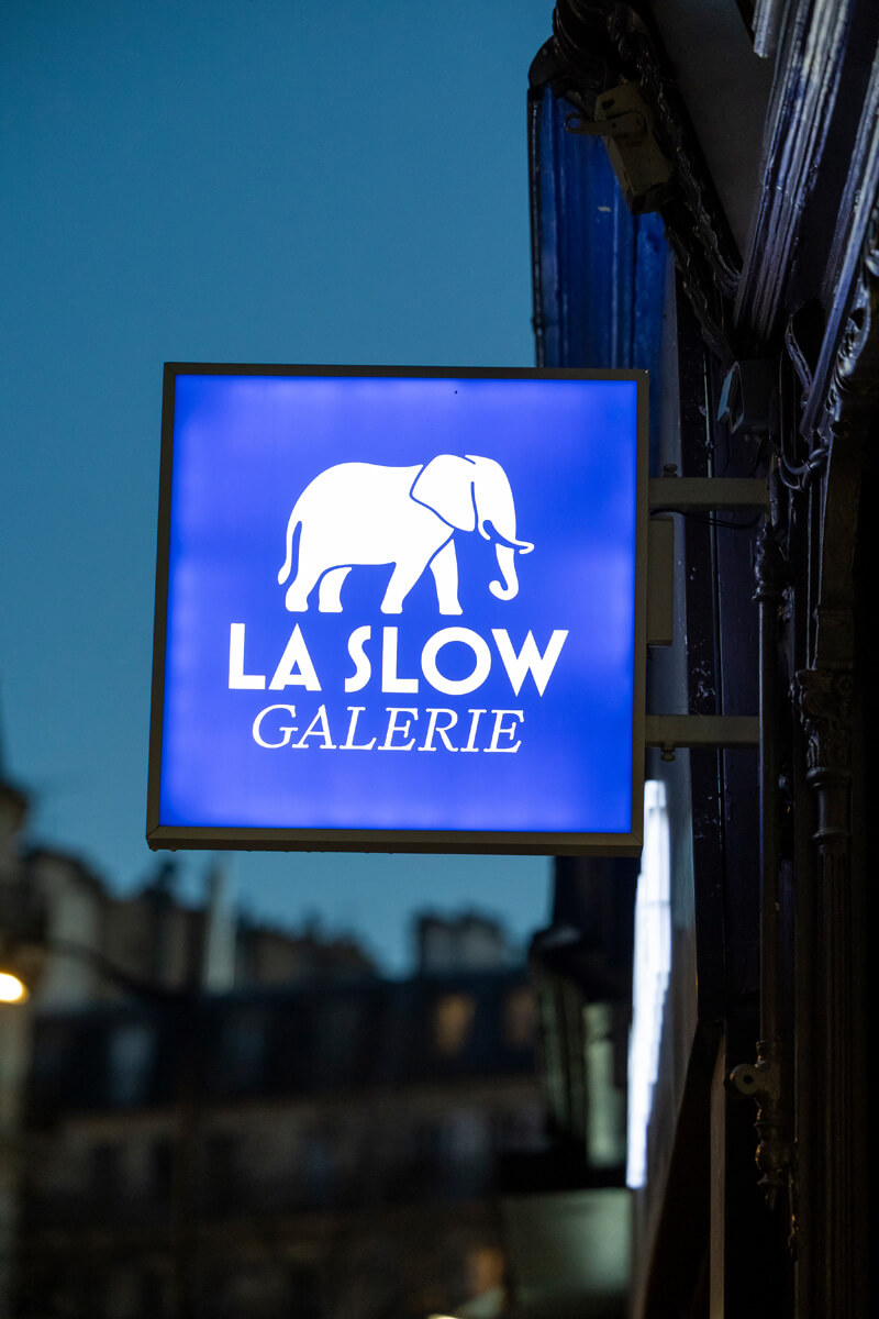 exposition Gribouillis RISO à la SLOW galerie Olivier Philipponneau