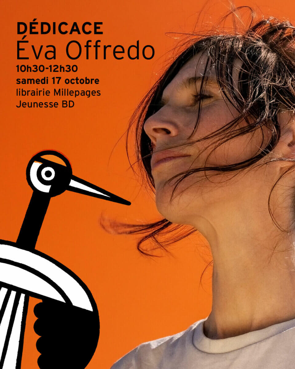 Éva Offredo en dédicace à la librairie Milleapages